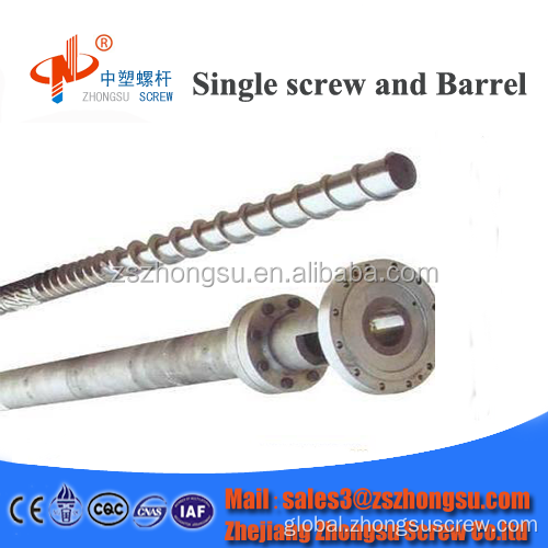 Screw Barrel 38CrMoAIA 38CrMoAIA single screw barrel/mini extruder screw barrel Factory